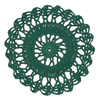 Crochet Envy Lacey Doily 6" Round / Teal